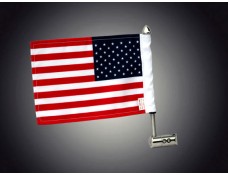 Goldwing GL1800 Stainless Steel Antenna Flag Mount with Flag