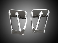 Chrome Air Intake Accents for 2012-17 Goldwing GL1800
