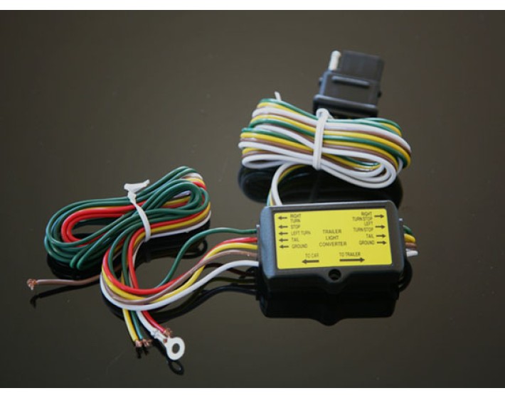 5 to 4 Motorcycle Trailer Wire Harness Converter