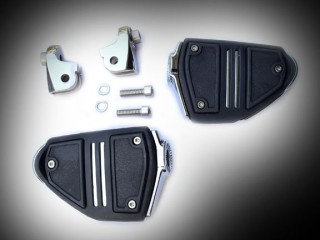 Chrome Twin Rail Goldwing Footrests