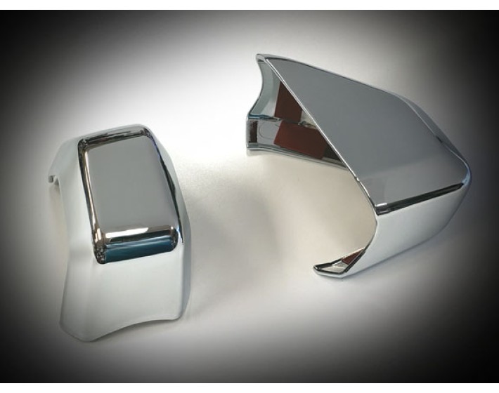 Twinart Goldwing Saddlebag Guard Covers Chrome