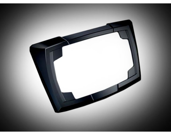Goldstrike Curved Goldwing License Plate Frame-Black