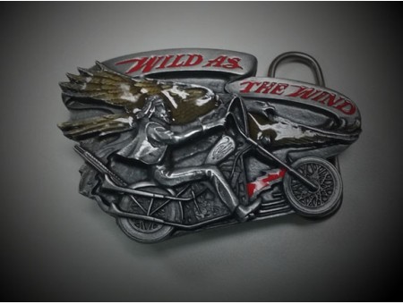 Wild as The Wind Motorcycle Belt Buckle